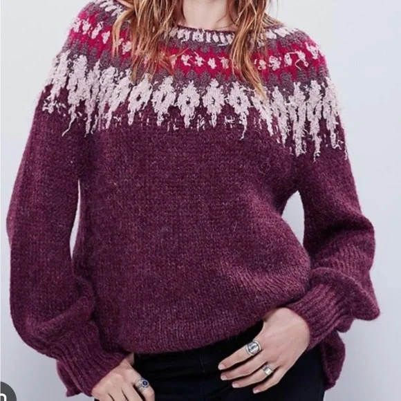 Free People Baltic Fair Isle Sweater - Picture 3 of 9